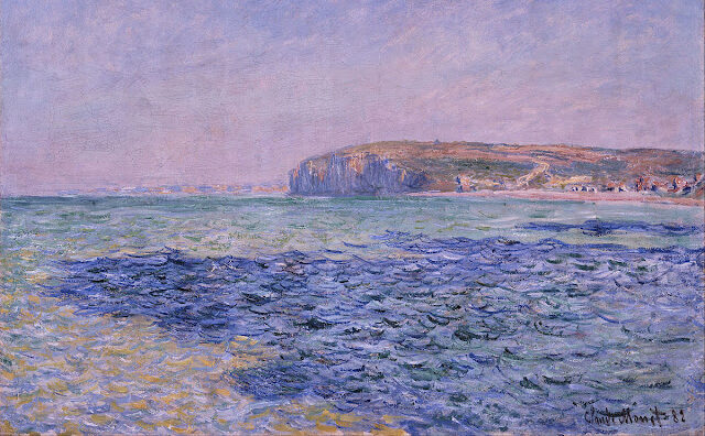 Shadows on the Sea. The Cliffs at Pourville