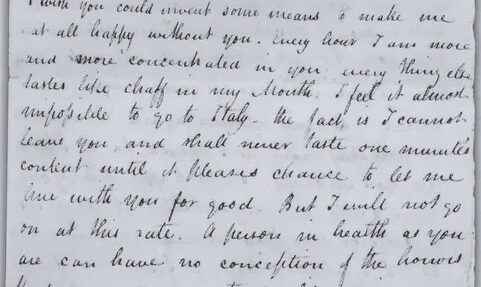 Last letter from John Keats