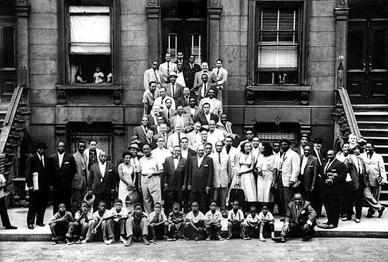 A Great Day in Harlem | 17 East 126th Street, New York City | Art Kane (1958)