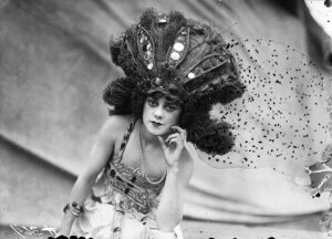 Frederick W. Glasier Zelda Boden performing her act for the the Ringling Circus 1924