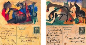 Postcards Franz Marc (1913)