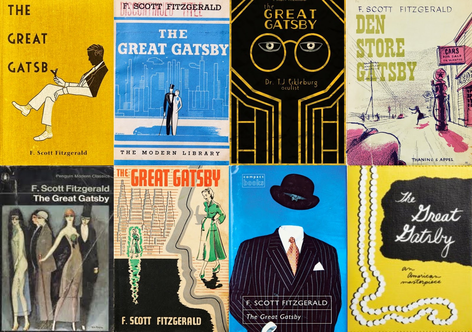 The Great Gatsby / Book Covers | F. Scott Fitzgerald, 1925