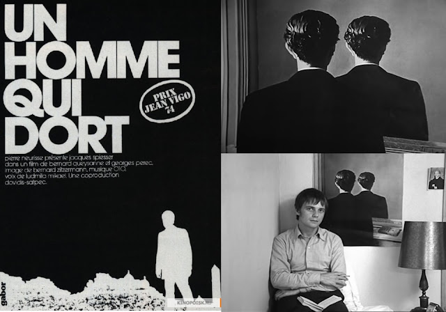 The Book & the Movie: A Man Asleep / Georges Perec, 1967 | Un homme qui dort / The Man Who Sleeps / Bernard Queysanne, 1974