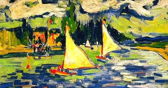 Maurice2Bde2BVlaminck2B252CSailboats2Bat2BChatou252C2B2B-2B1905