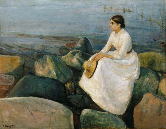 Edvard2BMunch2B 2BSummer2BNight252C2BInger2Bat2Bthe2BBeach252C2B1889