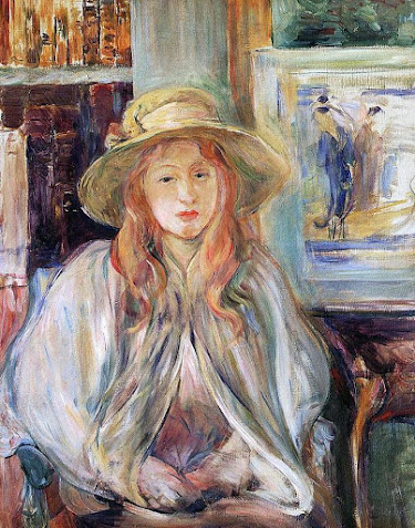 Berthe2BMorisot2B 2BJulie2BManet2BWith2BA2BStraw2BHat