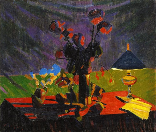 still life with lamp 1905