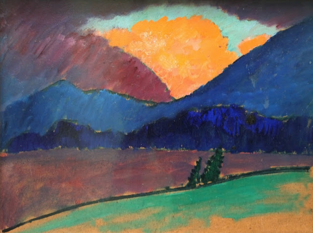 Alexej von Jawlensky Sommerabend in Murnau 1908