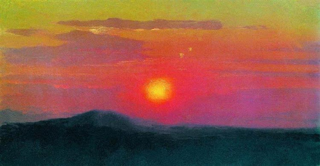 Sunset | Paintings by Arkhip Kuindzhi (1842-1910)