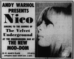 nico2Bad the village voice february 9 1967