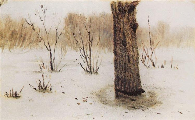 Winter | Paintings by Arkhip Kuindzhi (1842-1910)