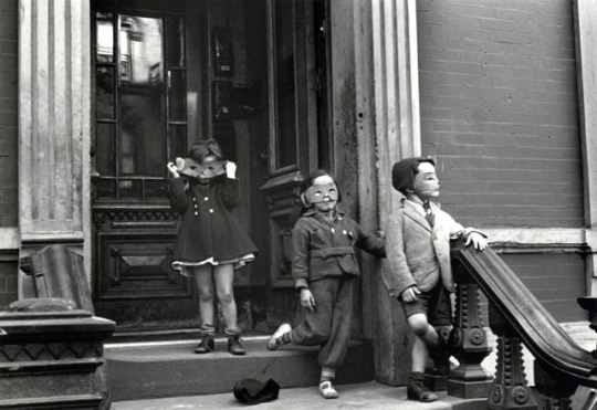 Kids with Masks, New York | Helen Levitt, 1940