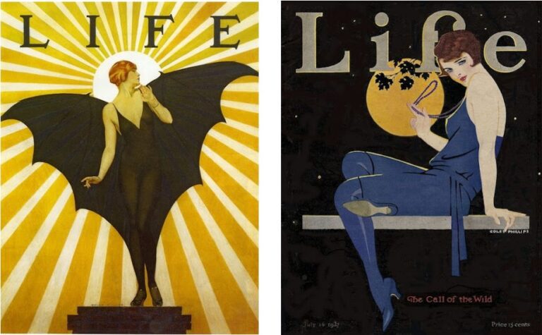 Life Magazine Halloween Covers Coles Phillips, 1927