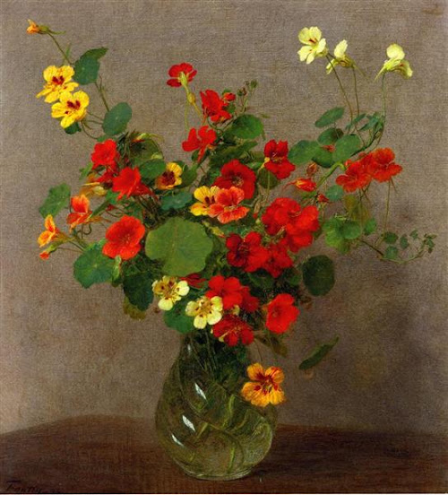 Henri2BFantin Latour252C2BNasturtiums