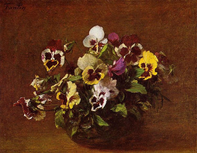 Henri2BFantin Latour252C2BPansies