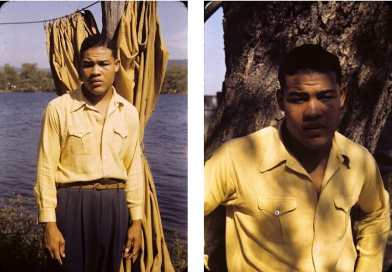 The boxer Joe Louis, 1914-81