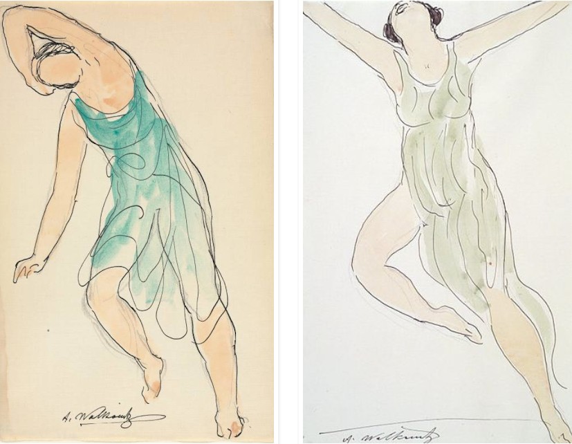 Isadora Duncan | Drawings by Abraham Walkowitz, 1908-1920
