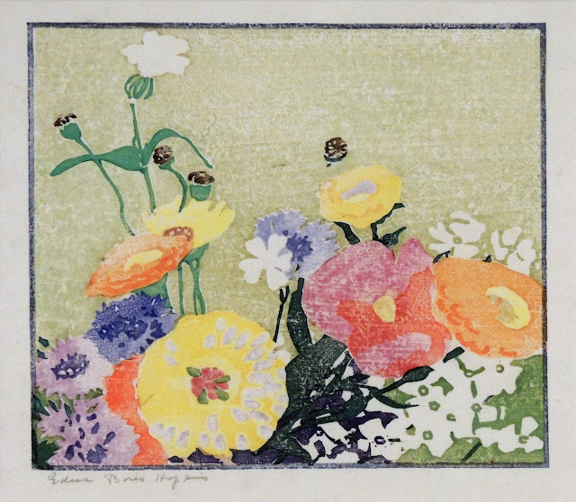 Flowers | Woodcuts by Edna Boies Hopkins, 1907-1915