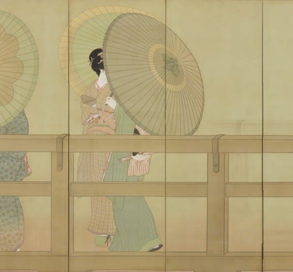 Spring Rain Shimomura Kanzan 1916 detail