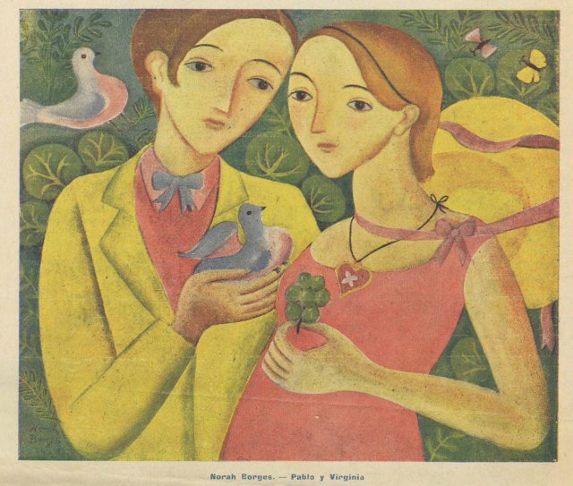 Norah Borges Pablo y Virginia 1927