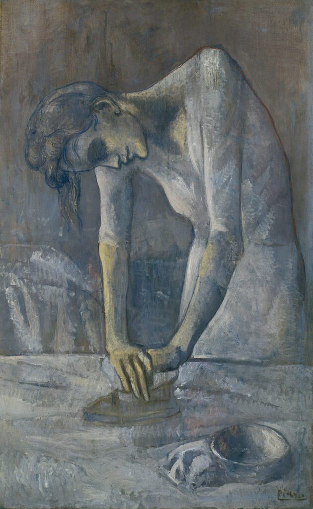 Frame Inside | Woman Ironing / Pablo Picasso, 1904-1952 2 Frame Inside | Woman Ironing / Pablo Picasso, 1904-1952 Pablo Picasso Woman Ironing 1904