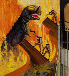 Paul-Wenzel-Godzilla-like-Dinosaur-Monster-1961
