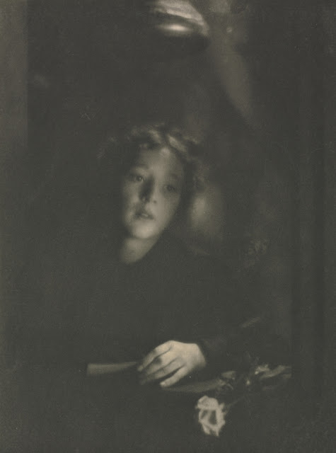 Clarence H. White Camera Work Girl with Rose 1908
