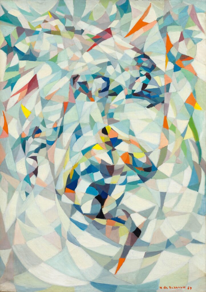 Helene de Beauvoir Skieurs 1957