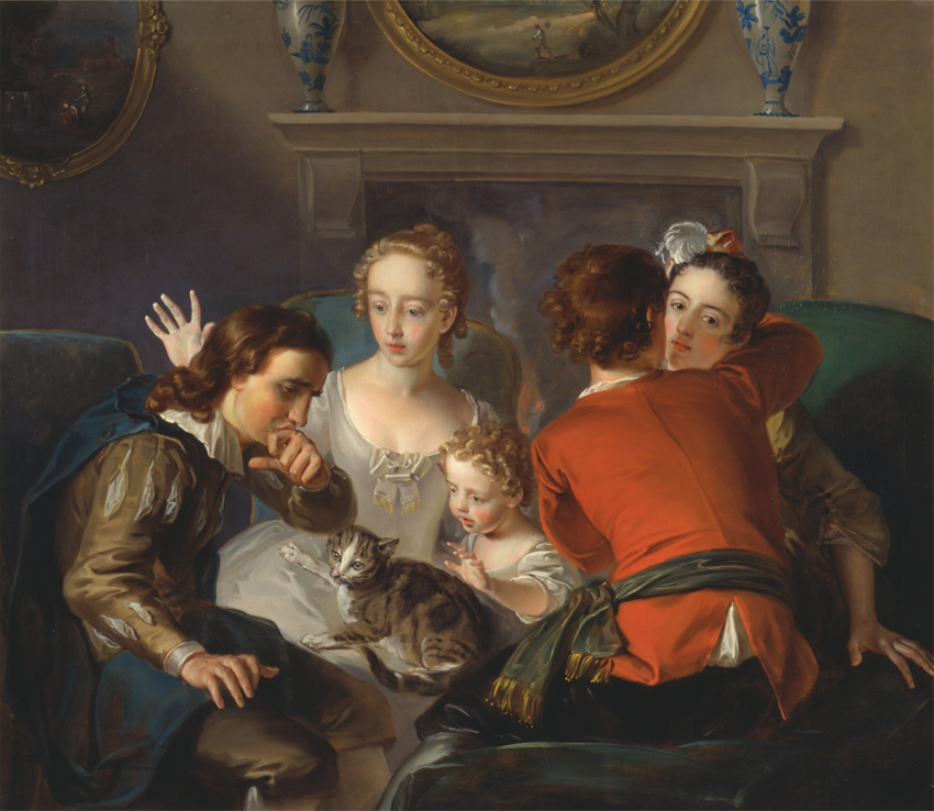 Painters [*/ ) Five Senses | Paintings by Philippe Mercier, 1744 - 1747 5 Painters [*/ ) Five Senses | Paintings by Philippe Mercier, 1744 - 1747 Philippe Mercier The Sense of Touch 1744 to 1747