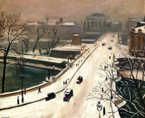 Albert Marquet The Pont Neuf in the Snow 1940s