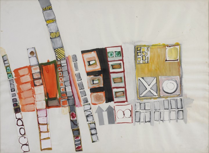 Early abstract drawings by Eva Hesse, 1957-65 6 Early abstract drawings by Eva Hesse, 1957-65 Eva Hesse Untitled 1963 64