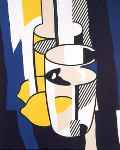 Roy-Lichtenstein-Glass-and-lemon-in-a-mirror-1974