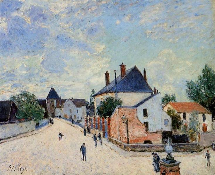 Alfred Sisley Street in Moret 1922
