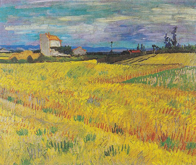 Vincent van Gogh Wheat fields 1888