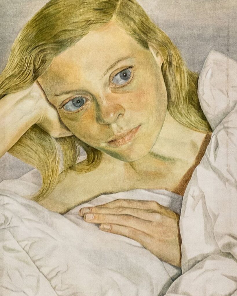 Lucian Freud Girl in Bed 1952