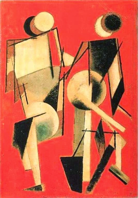 Figures | Paintings by Varvara Stepanova, 1920 5 Figures | Paintings by Varvara Stepanova, 1920 Varvara Stepanova Two Figures on Red 1920