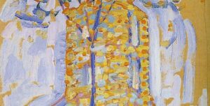 Piet-Mondrian-Church-at-Domburg-with-Tree-1909
