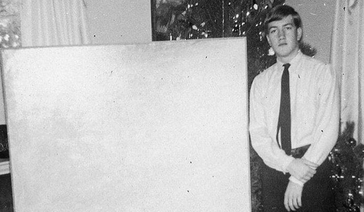David-Lynch-with-his-first-painting-1963