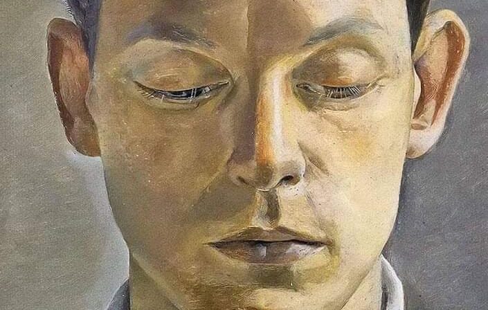 Lucien-Freud-Portrait-of-James-Pope-Hennessy-1952