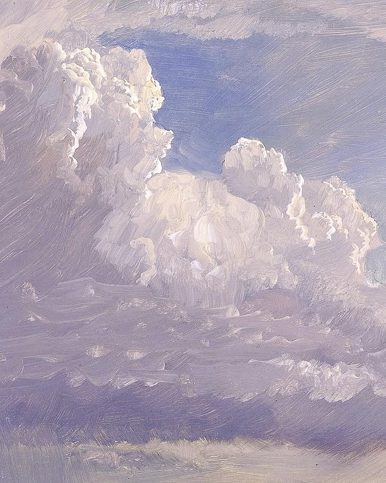 Frederic Edwin Church Cloud Study 1871 detail