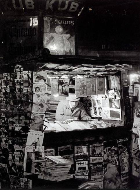 Brassai Kiosk Paris 1930