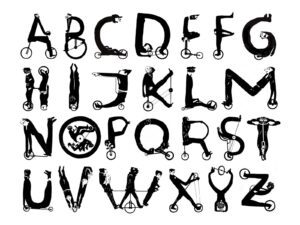 Nicolas Andre Wheeling Alphabet