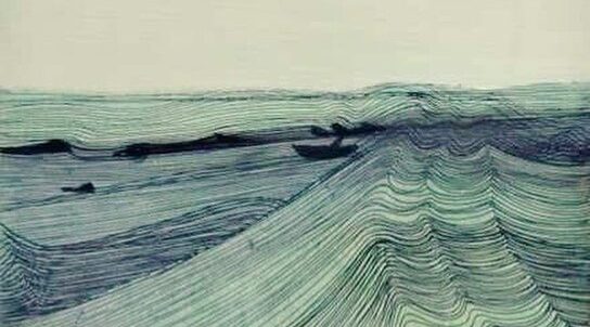 Wilhelmina-Barns-Graham-Sea-and-Boat-1988