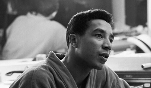 Smokey Robinson photographed by Baron Wolman at Bimbo’s in San Francisco, May 1968