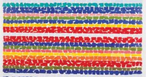 Alma Woodsey Thomas, Air View of a Spring Nursery, 1966