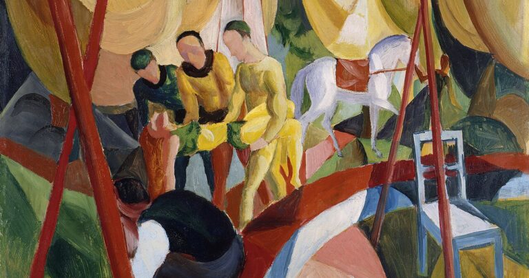 August_Macke_- circus, 1913
