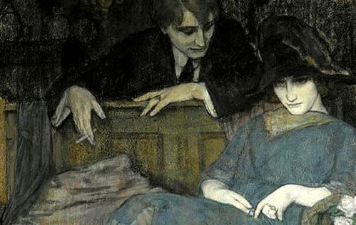 Flirting  - Leo Gestel 1881-1941