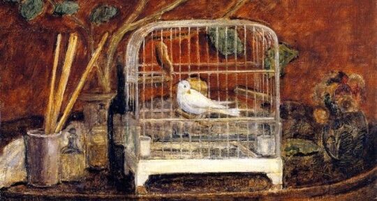 Frederick Carl Frieseke, Bird in a Cage, 1937