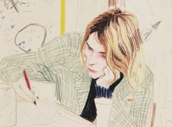 Kurt Writing, Elizabeth Peyton, 2002