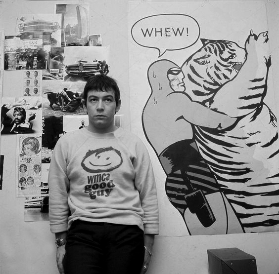 Eric Burdon at his London apartment in November 1966b